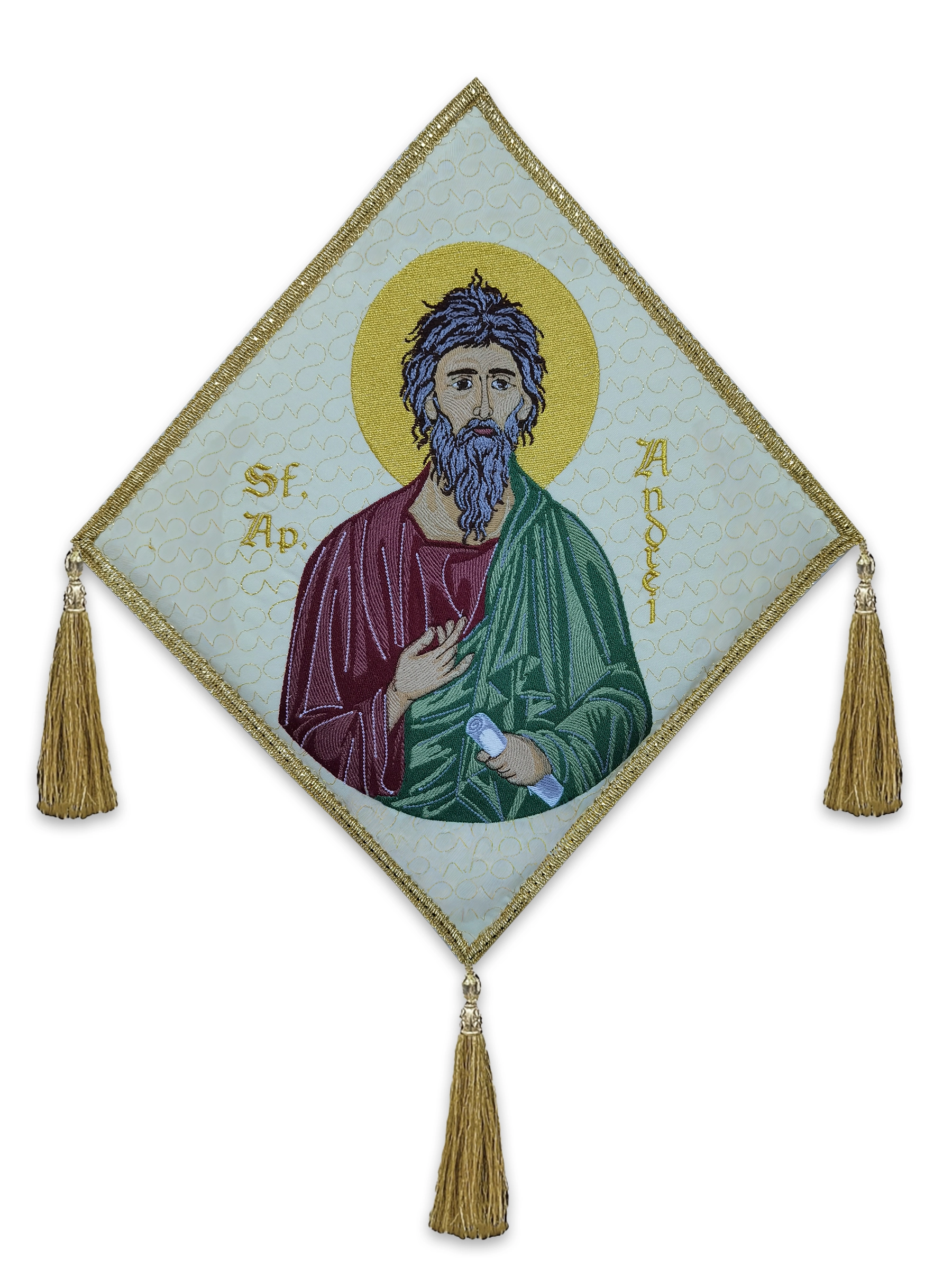 BedernitaSfApAndrei Bederniță brodata cu Sfântul Apostol Andrei - imagine 1