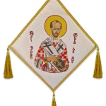 Bederniță brodata cu Sfântul Ioan Gură de Aur