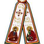 Ornament de Dicher / Tricher brodat cu Tricolorul