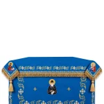 Sfanta Masa 21 Brodata cu Cruci - Azul