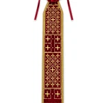 Ornament de Dicher / Tricher brodat cu Motive Geometrice